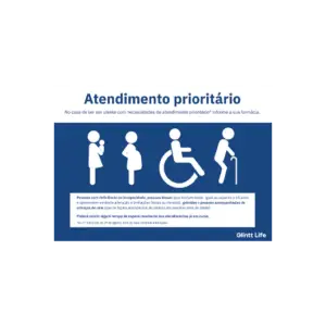Kit Autocolantes Atendimento Prioritário